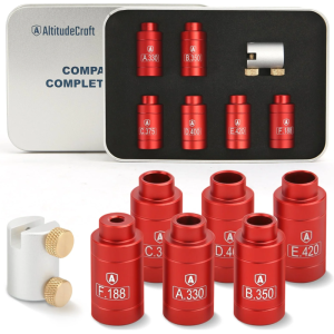 AltitudeCraft Headspace Gauge Comparator Kit with 6 Bushings