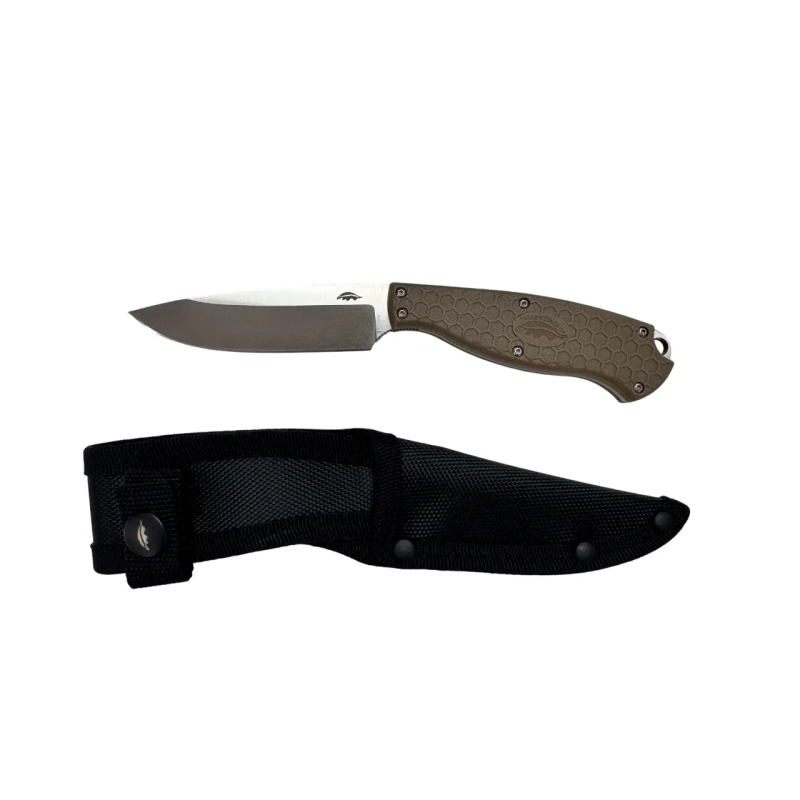 HONEY BADGER Outfitter 8Cr13MoV - Nylon Sheath Tan