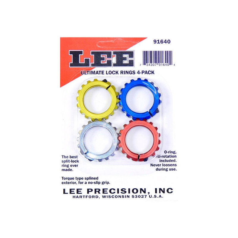 LEE Ultimate Lock Rings - 4 Pack