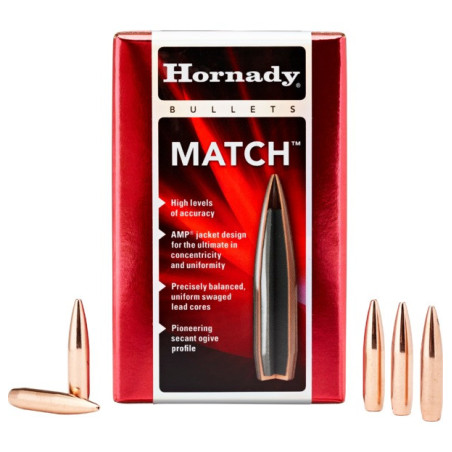 Hornady 105gr 6mm .243  BTHP Match (500)