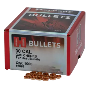Hornady 30 Cal Crimp‑On Gas Checks