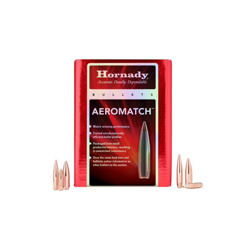 Hornady 69gr 22 Cal .224 HPBT AEROMATCH