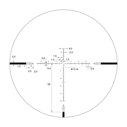 Arken EPL4 4-16×44 FFP MOA VHR Illuminated Reticle with Zero Stop – 30mm Tube