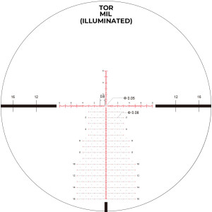 Arken Optics EP-5 GENII 5-25x56 FFP Illuminated Riflescope — Zero Stop — 34mm Tube - MIL - TOR