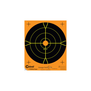 Caldwell Orange Peel 8" Bullseye Targets - 5 Sheets