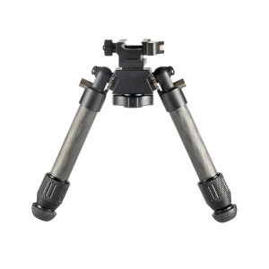 HB-C02 Carbon Fiber Bipod - Lightweight Picatinny Rifle Bipod
