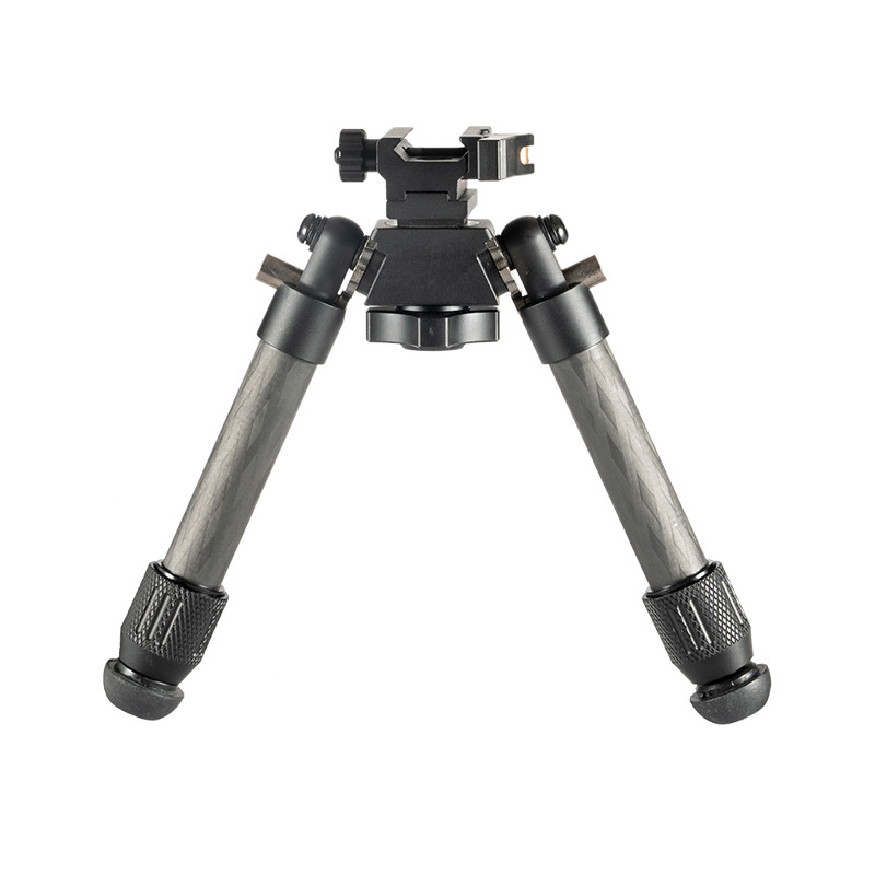 HB-C02 Carbon Fiber Bipod - Lightweight Picatinny Rifle Bipod