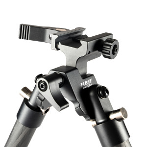 LinkoGEAR HB-C01 Carbon Fiber Tactical Bipod - Picatinny Mount