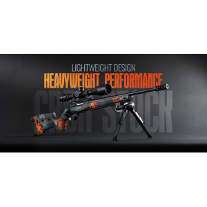 MDT CRBN Rifle Stock REM 700 Short Action - Hunter Blaze