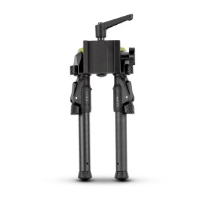 MDT GRND-POD carbon fiber bipod mounted on rifle for shooting support - 4