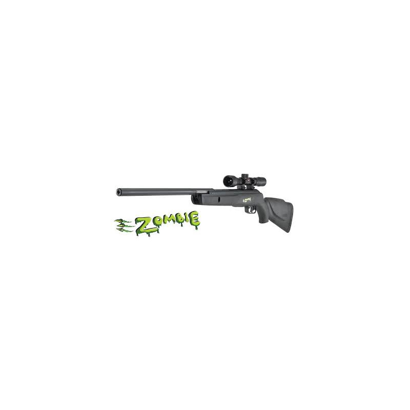 Gamo Zombie 4.5mm air rifle with fluted barrel and mounted scope - 2