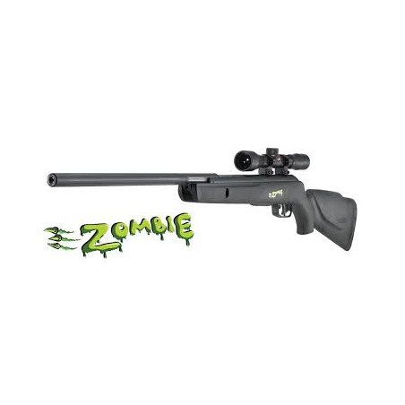 Gamo Zombie 4.5mm air rifle with fluted barrel and mounted scope - 2