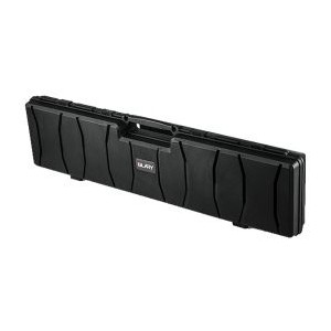 Glary 46 inch black polypropylene single rifle hard case
