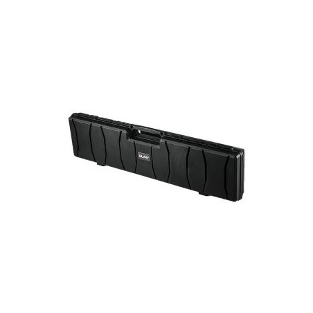 Glary 46 inch black polypropylene single rifle hard case