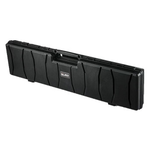 Glary 46 inch black polypropylene single rifle hard case - 2