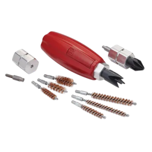 Hornady Lock-N-Load Quick Change Hand Tool with dual-sided chuck and case prep attachments