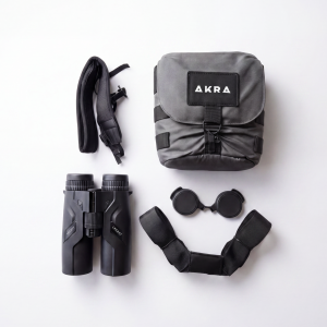 AKRA LEGACY 10x42 rangefinding binoculars with chest pack and strap - 5