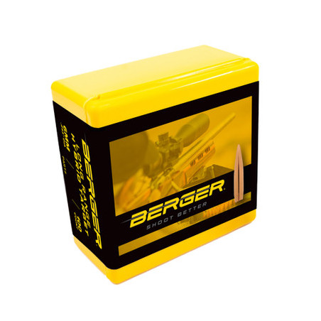 Berger 6mm 120 grain LR Hybrid Target rifle bullets box of 100