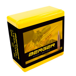 Berger 6mm 120 grain LR Hybrid Target rifle bullets box of 100 - 3